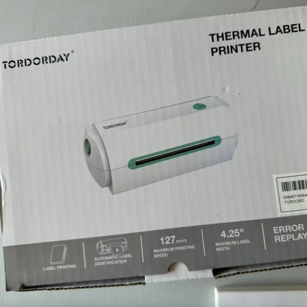 NWT TORDORDAY USB Thermal Label Printer 4x6inch